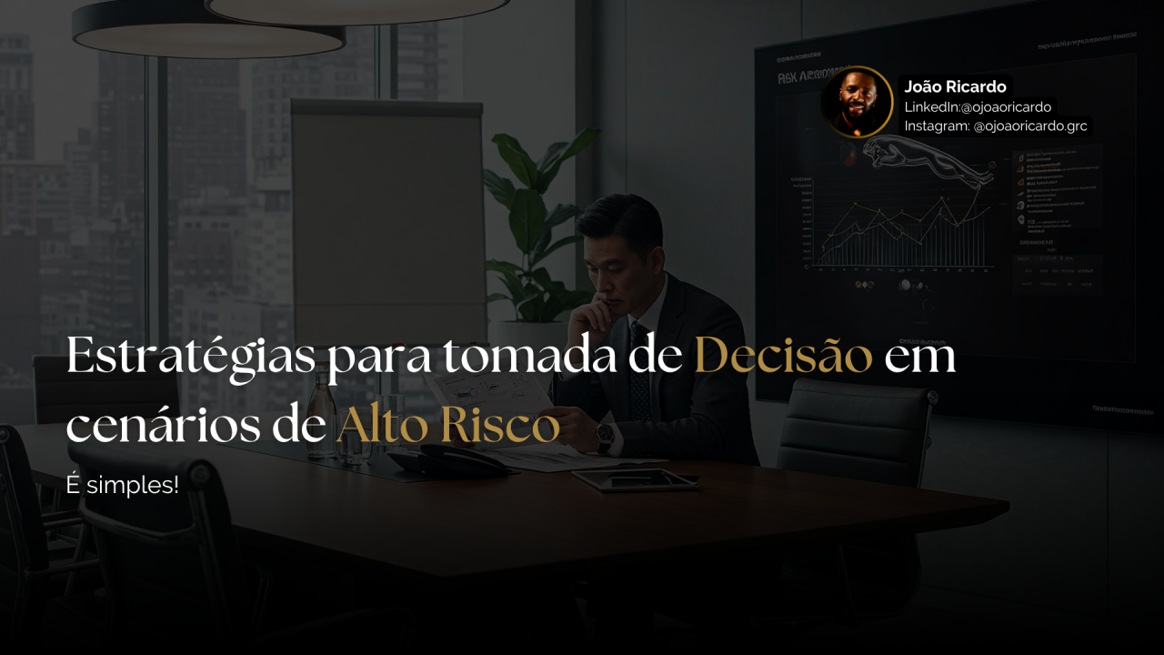 No limiar do desconhecido: Estratégias para tomada de decisão em cenários de Alto Risco